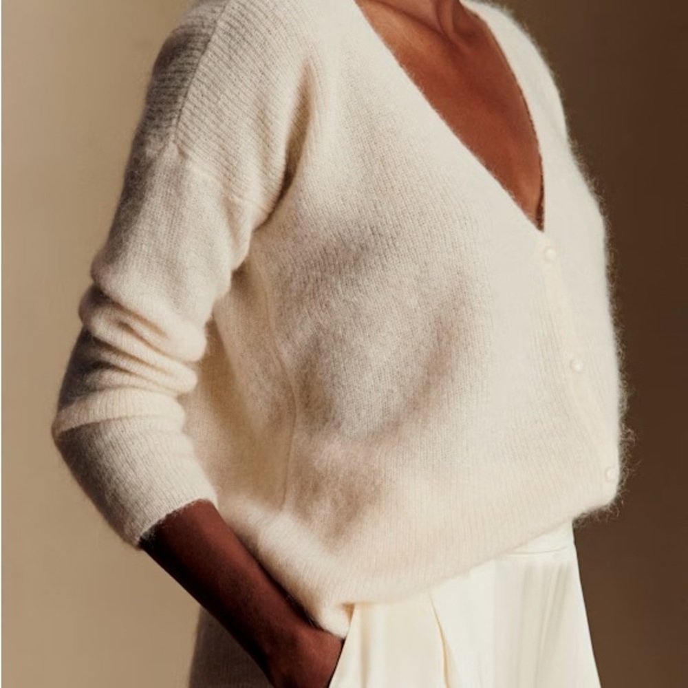 Sezane Barry Ecru Sweater - Picture 2 of 5